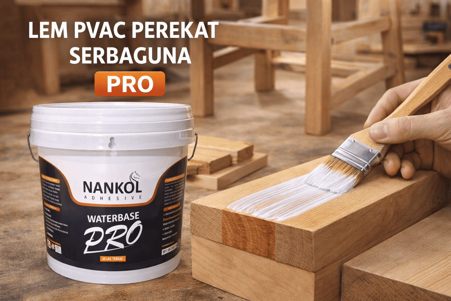 Lem Kayu Super Kuat Nankol Pro